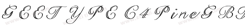 GEETYPE C4PineGBT Me字体转换